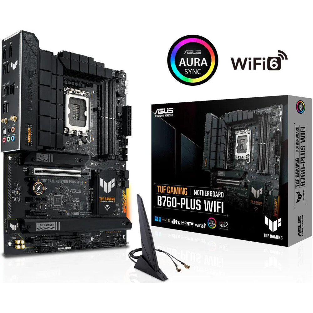 Motherboard ASUS TUF GAMING B760-PLUS WIFI Socket LGA 1700 ATX - Imagen 1