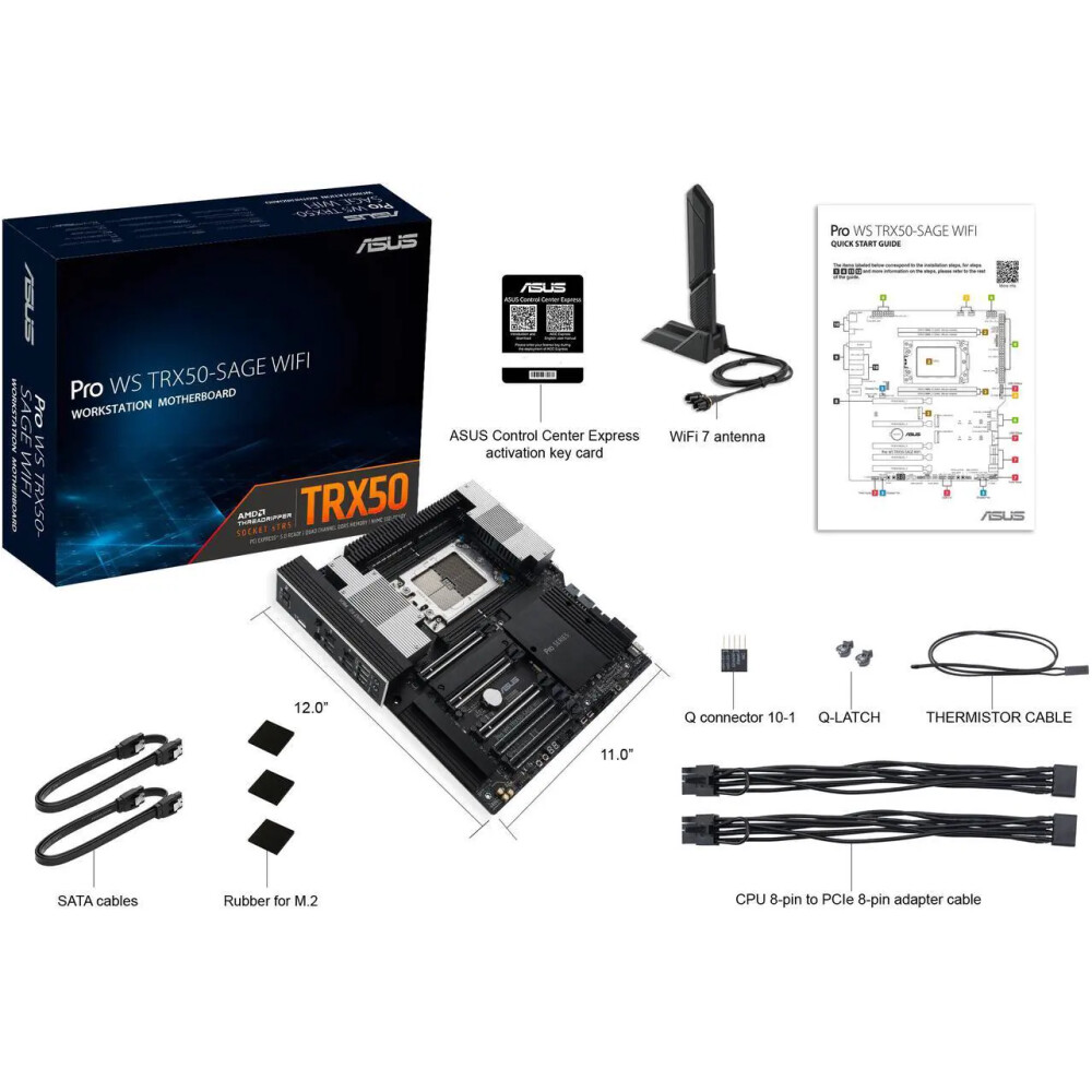 Motherboard ASUS Pro WS TRX50-SAGE WIFI Socket sTR5 CEB - Imagen 10