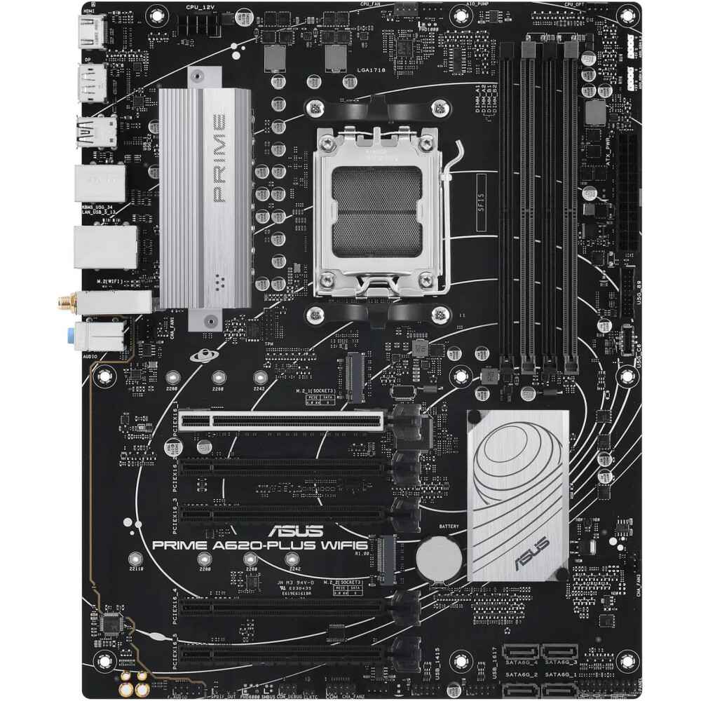 Motherboard ASUS PRIME A620-PLUS WIFI6 Socket AM5 ATX - Imagen 3