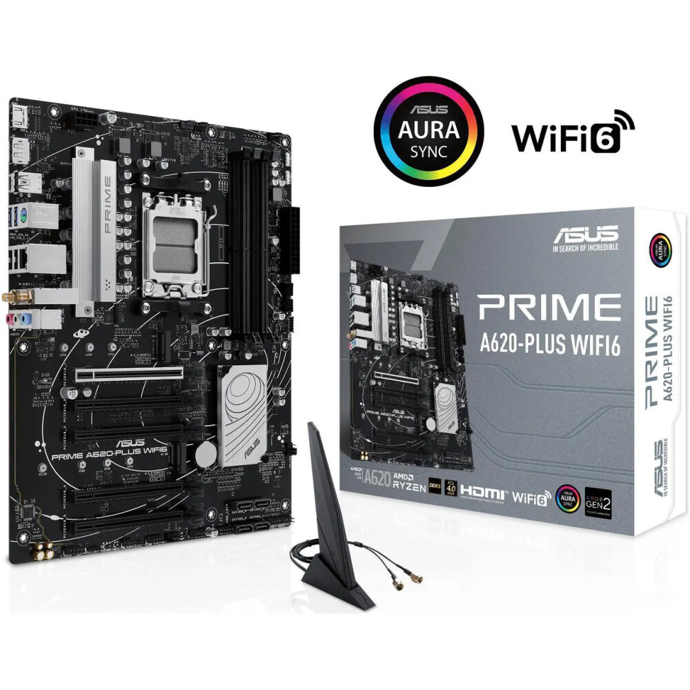 Motherboard ASUS PRIME A620-PLUS WIFI6 Socket AM5 ATX - Imagen 1