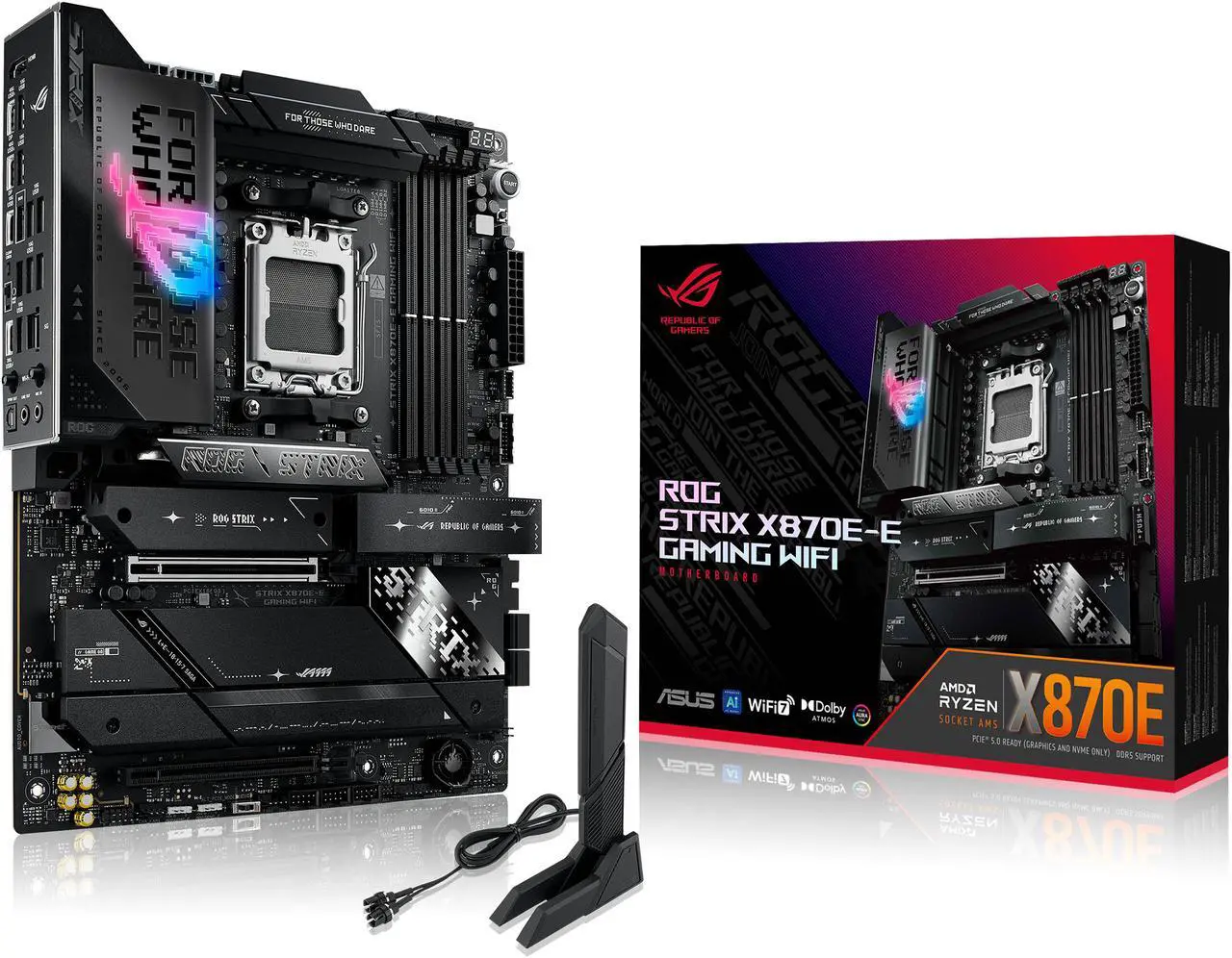 13-119-682-01.webp Motherboard ASUS ROG STRIX X870E-E GAMING WIFI Socket AM5 ATX - Imagen 2