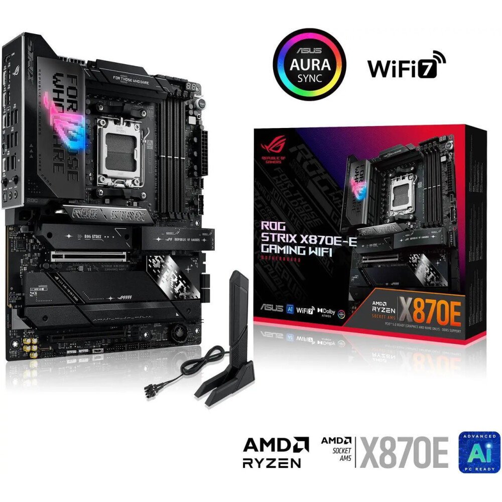 Motherboard ASUS ROG STRIX X870E-E GAMING WIFI Socket AM5 ATX - Imagen 1