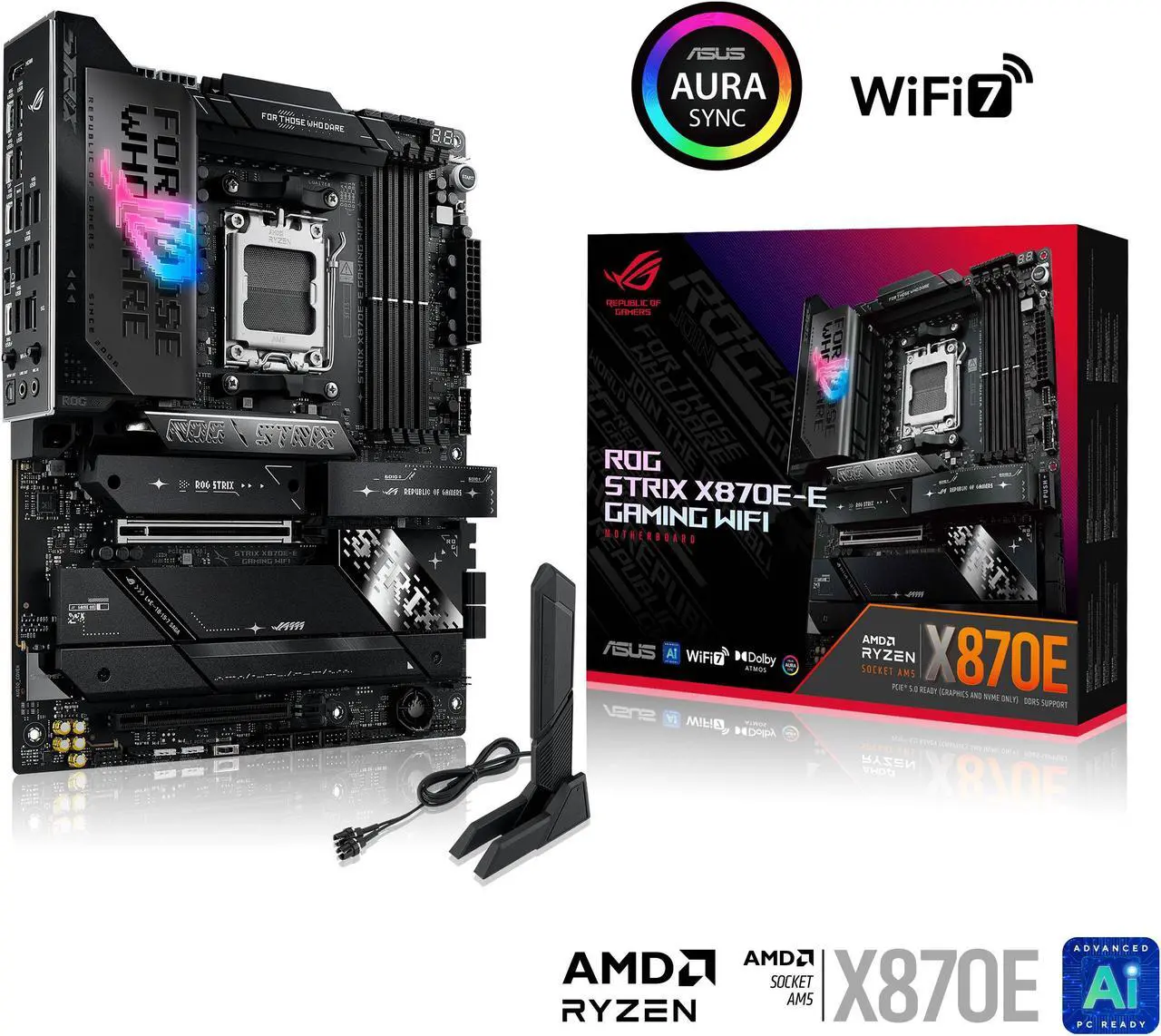 13-119-682-16.webp Motherboard ASUS ROG STRIX X870E-E GAMING WIFI Socket AM5 ATX - Imagen 1