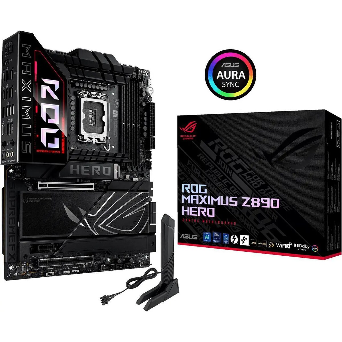 Motherboard ASUS ROG MAXIMUS Z890 HERO Socket LGA1851 ATX
