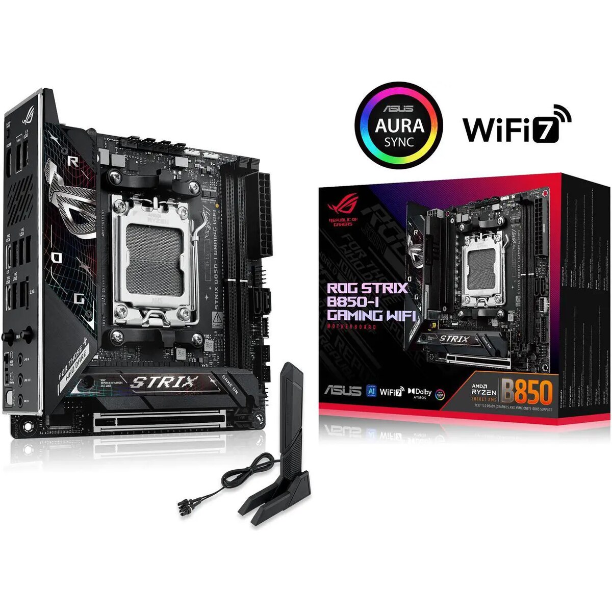 Motherboard ASUS ROG STRIX B850‑I GAMING WiFi Socket AM5 Mini ITX