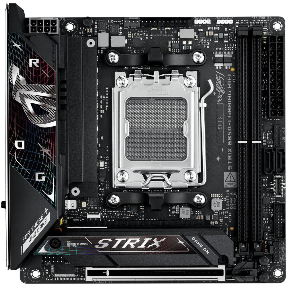 Motherboard ASUS ROG STRIX B850‑I GAMING WiFi Socket AM5 Mini ITX - Imagen 2
