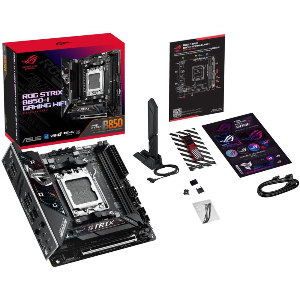 Motherboard ASUS ROG STRIX B850‑I GAMING WiFi Socket AM5 Mini ITX - Imagen 7