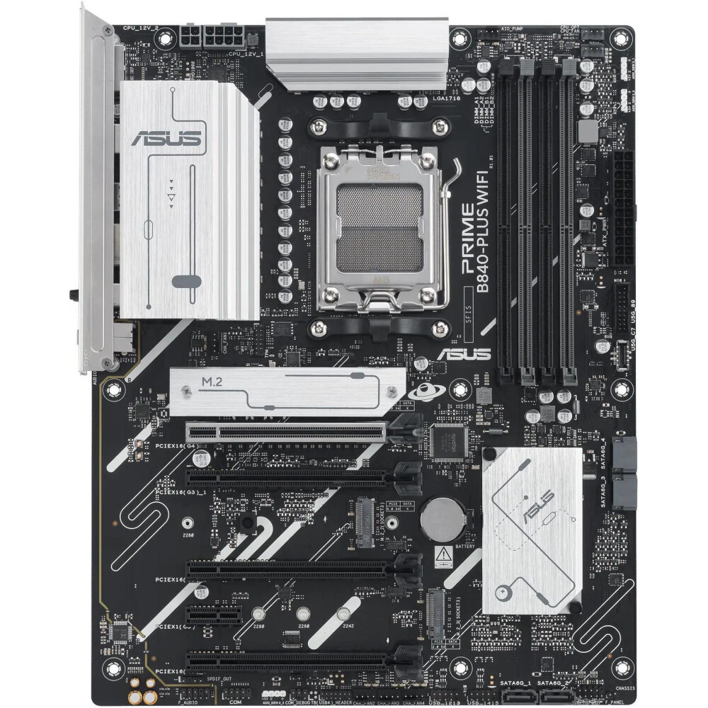 Motherboard ASUS PRIME B840-PLUS WIFI Socket AM5 ATX - Imagen 2