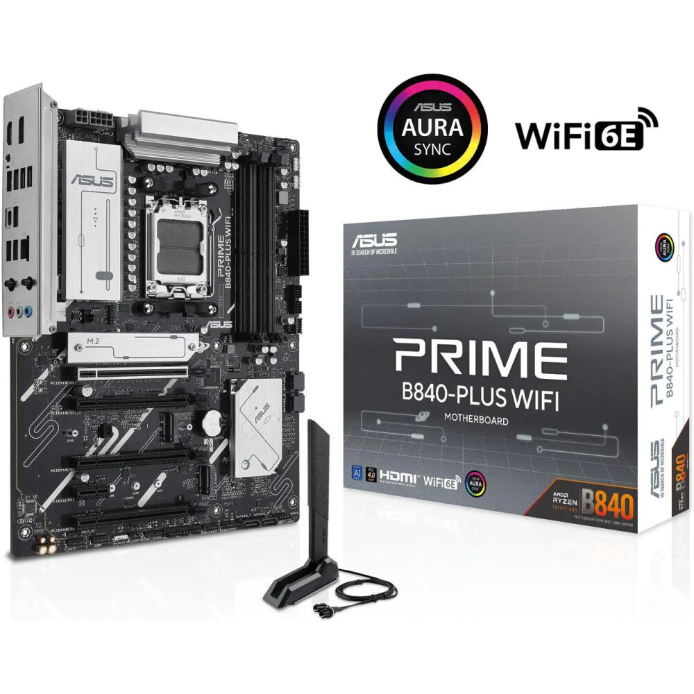Motherboard ASUS PRIME B840-PLUS WIFI Socket AM5 ATX - Imagen 1
