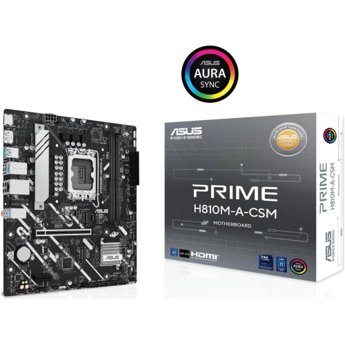 Motherboard ASUS PRIME H810M-A-CSM Socket LGA1851 Micro ATX