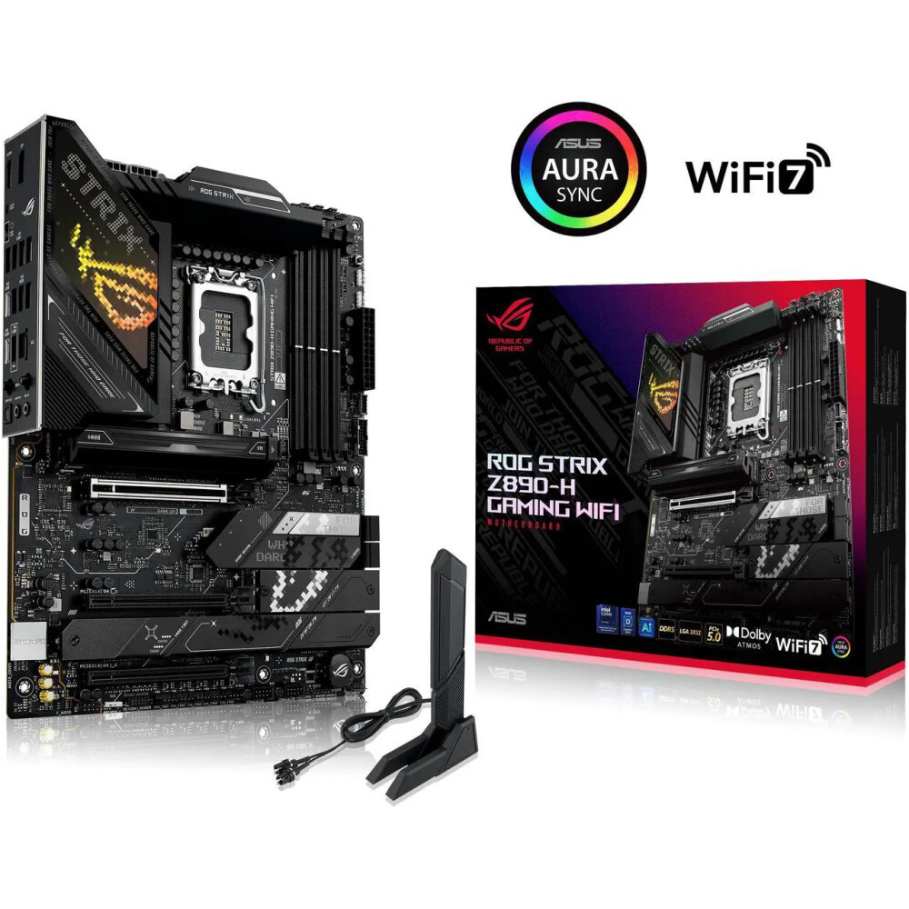 Motherboard ASUS ROG STRIX Z890-H GAMING WIFI Socket LGA1851 ATX - Imagen 1