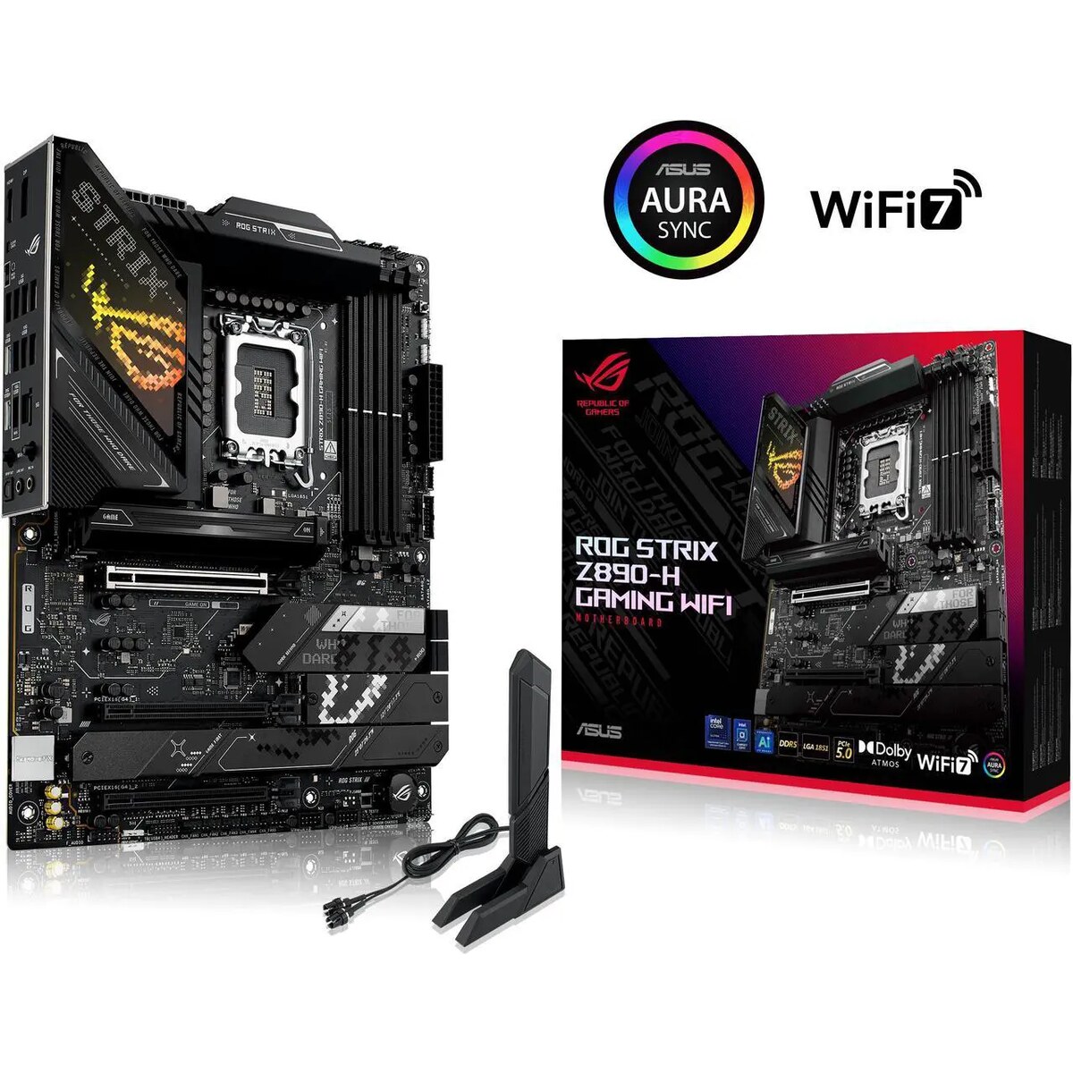 Motherboard ASUS ROG STRIX Z890-H GAMING WIFI Socket LGA1851 ATX