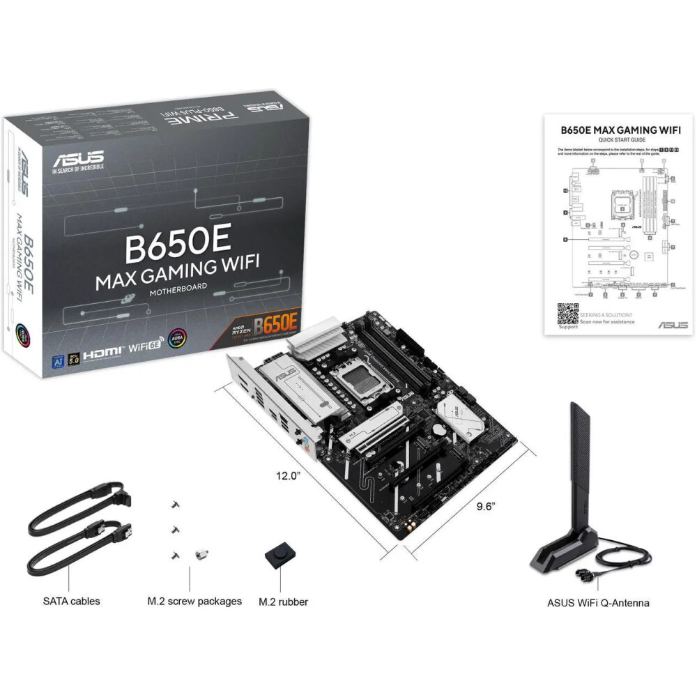 Motherboard ASUS B650E MAX GAMING WIFI Socket AM5 ATX - Imagen 7