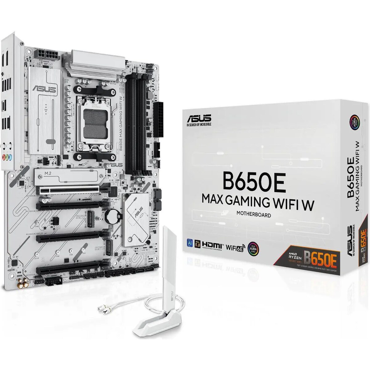 Motherboard ASUS B650E MAX GAMING WIFI White Socket AM5 ATX