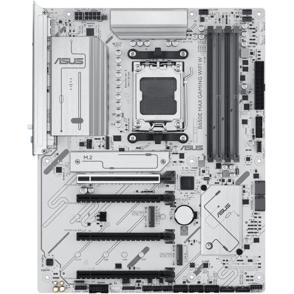 Motherboard ASUS B650E MAX GAMING WIFI White Socket AM5 ATX - Imagen 2