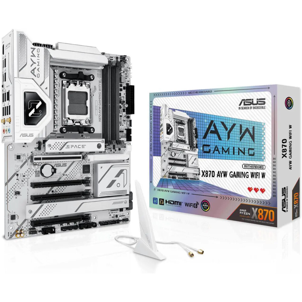 Motherboard ASUS X870 AYW Gaming WiFi W Socket AM5 ATX - Imagen 1