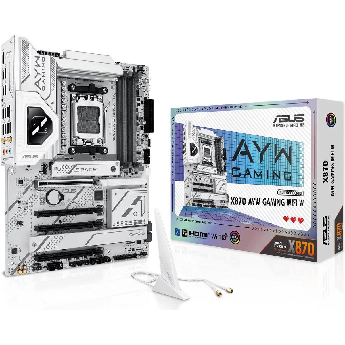Motherboard ASUS X870 AYW Gaming WiFi W Socket AM5 ATX