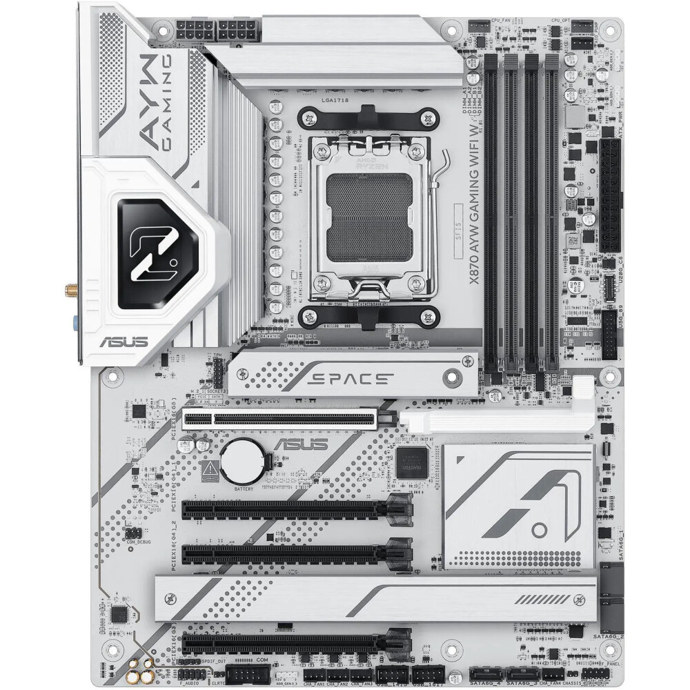 Motherboard ASUS X870 AYW Gaming WiFi W Socket AM5 ATX - Imagen 2