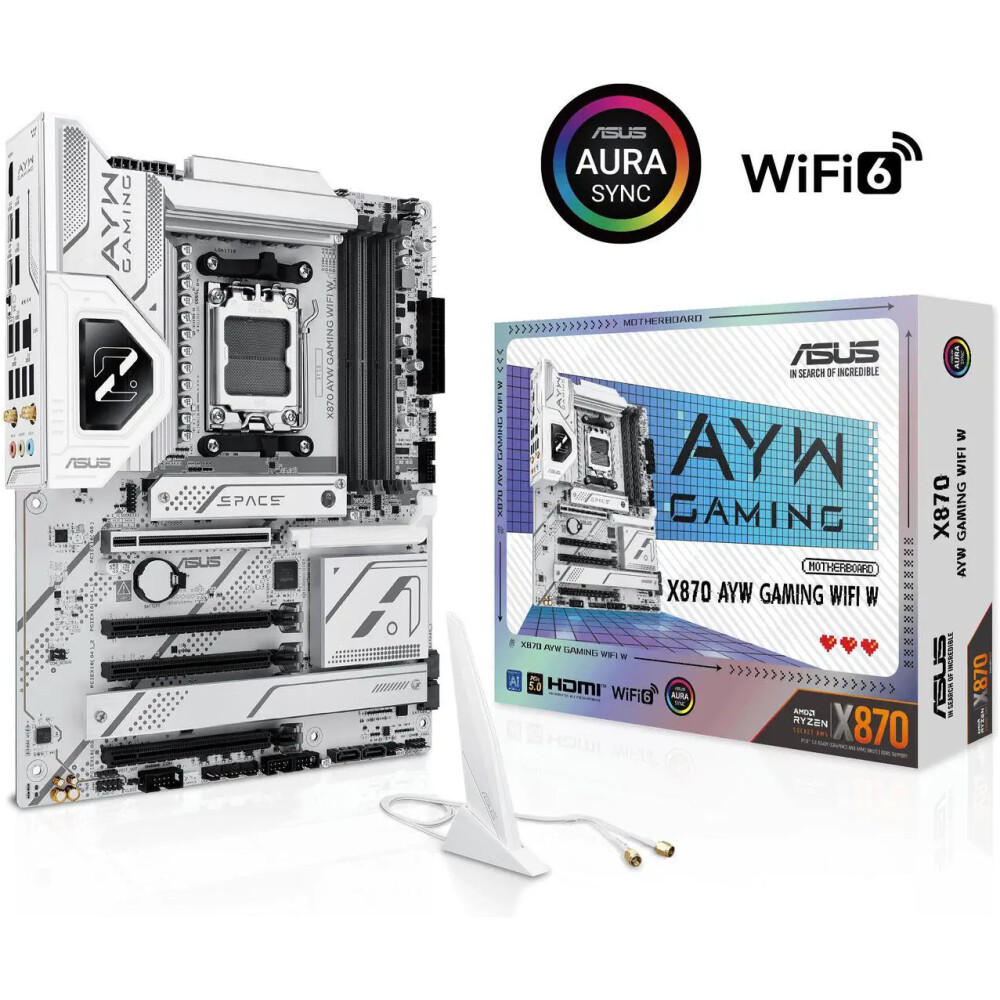 Motherboard ASUS X870 AYW Gaming WiFi W Socket AM5 ATX - Imagen 3