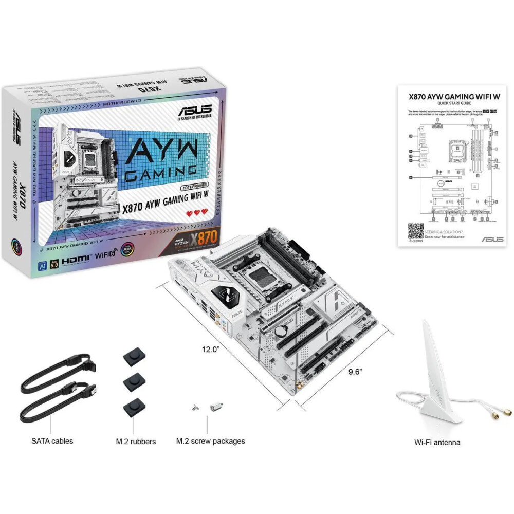 Motherboard ASUS X870 AYW Gaming WiFi W Socket AM5 ATX - Imagen 5