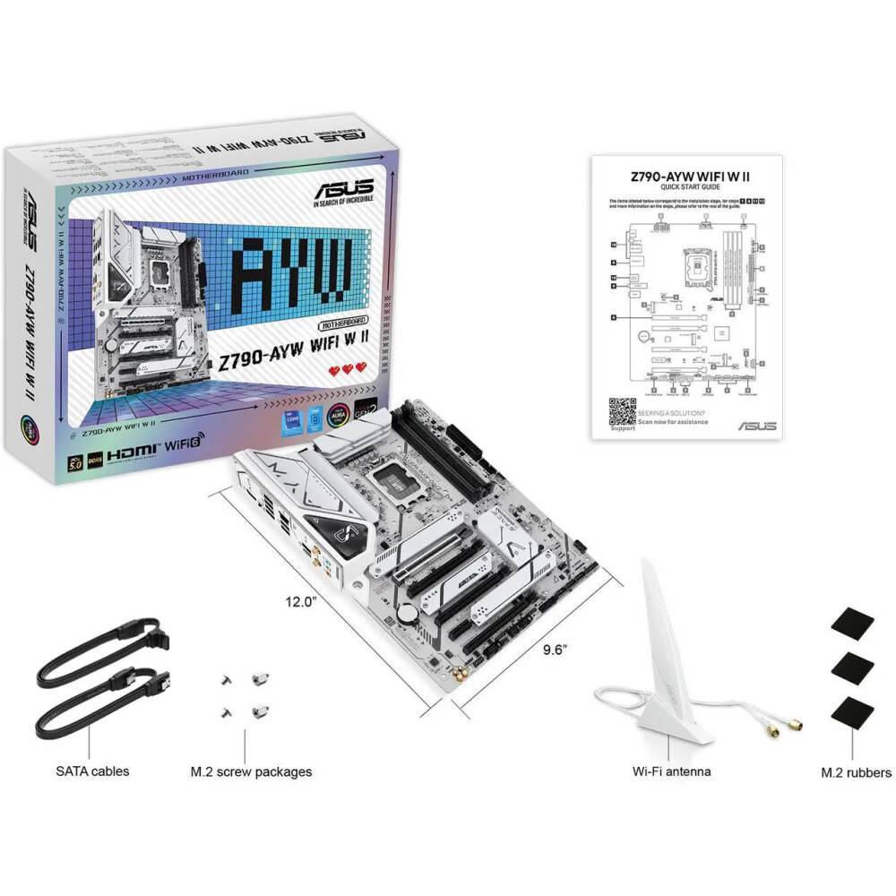 Motherboard ASUS Z790-AYW WIFI W II Socket LGA 1700 ATX - Imagen 8