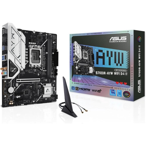 Motherboard ASUS B760M-AYW WIFI D4 II Socket LGA1700 Micro ATX
