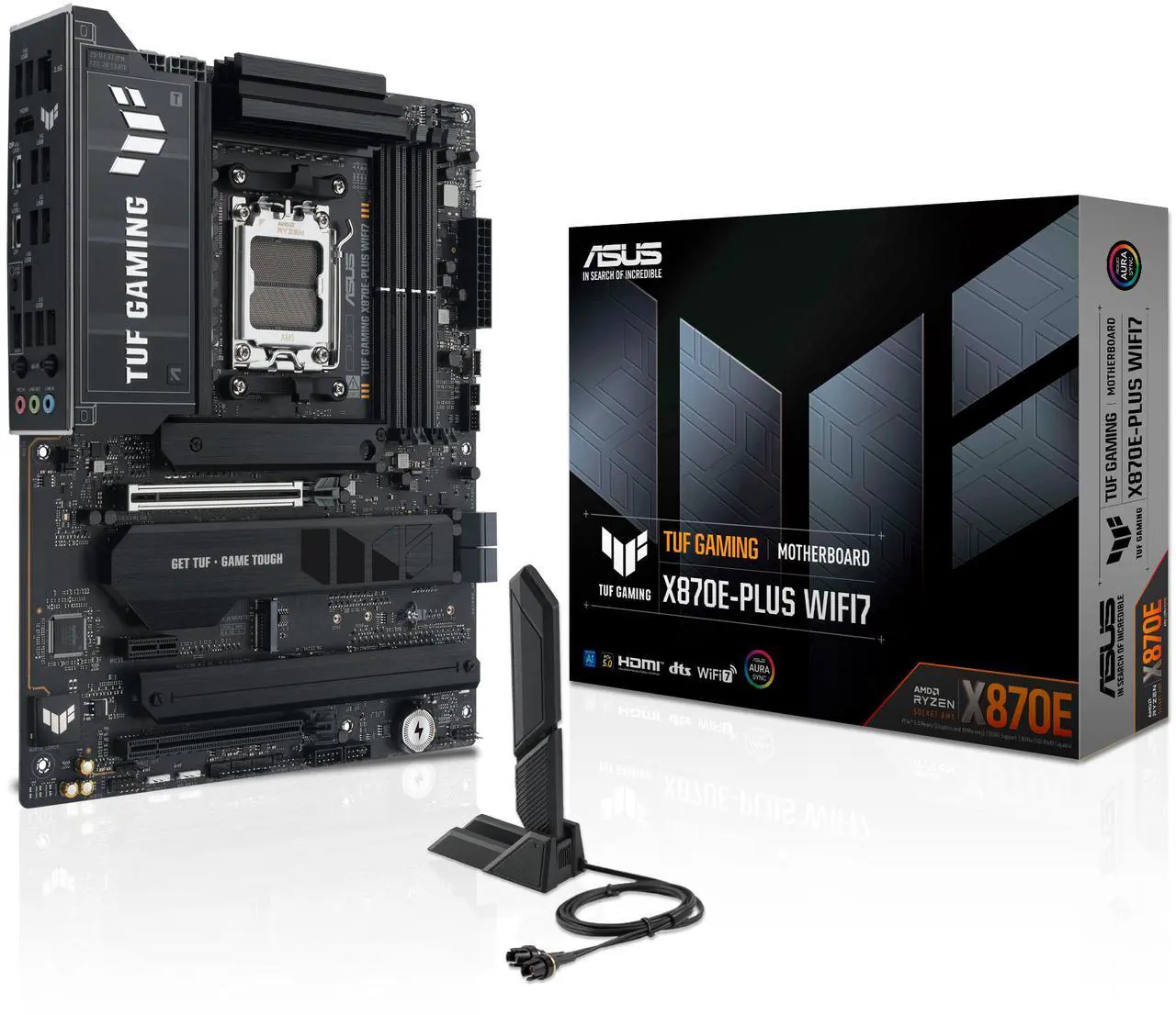 13-119-748-01.webp Motherboard ASUS TUF GAMING X870E-PLUS WIFI7 Socket AM5 ATX - Imagen 1