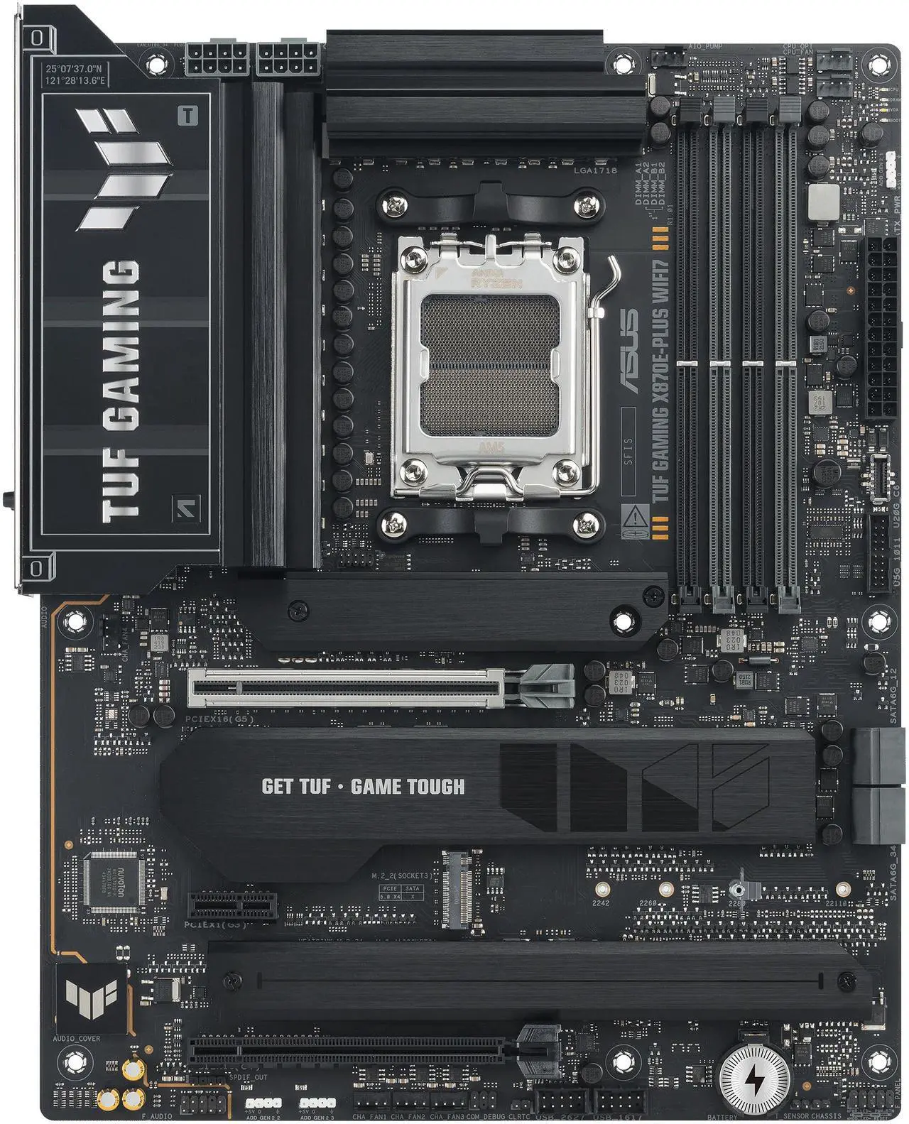 13-119-748-02.webp Motherboard ASUS TUF GAMING X870E-PLUS WIFI7 Socket AM5 ATX - Imagen 2