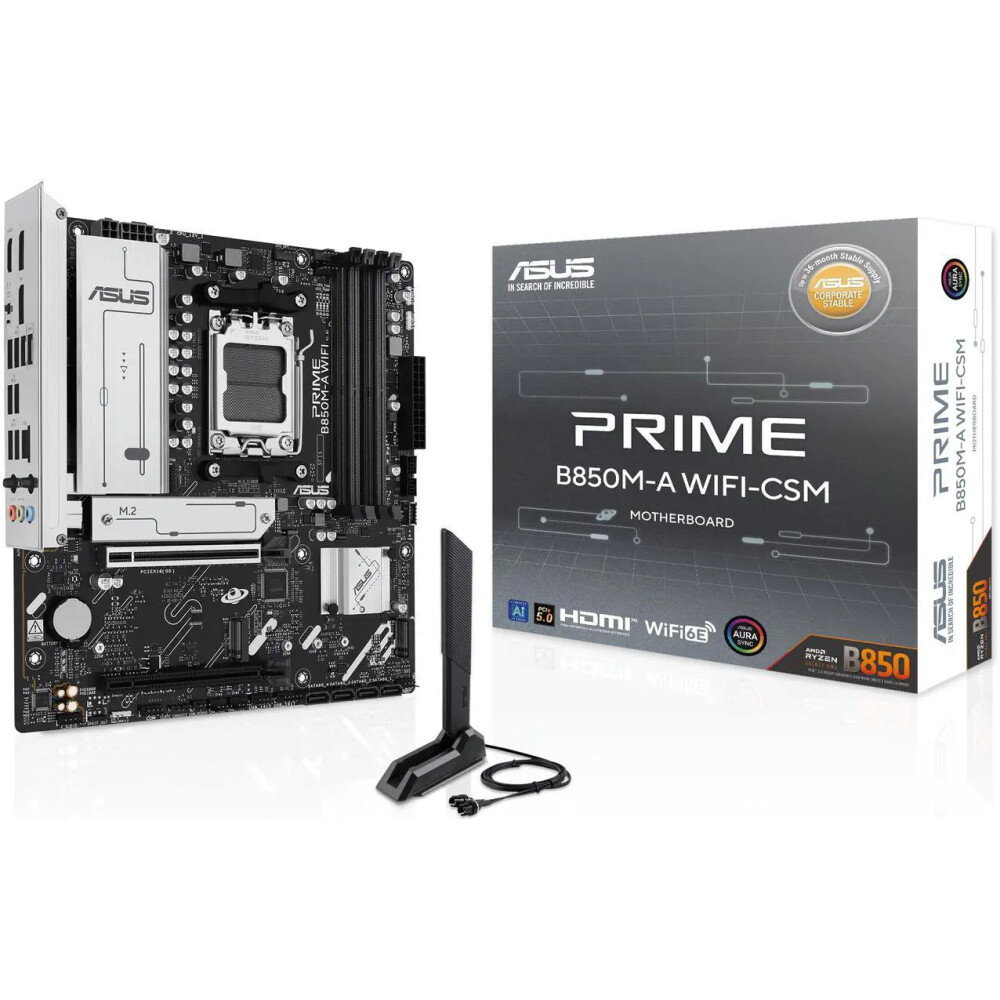 Motherboard ASUS PRIME B850M-A WIFI-CSM Socket AM5 Micro ATX - Imagen 3