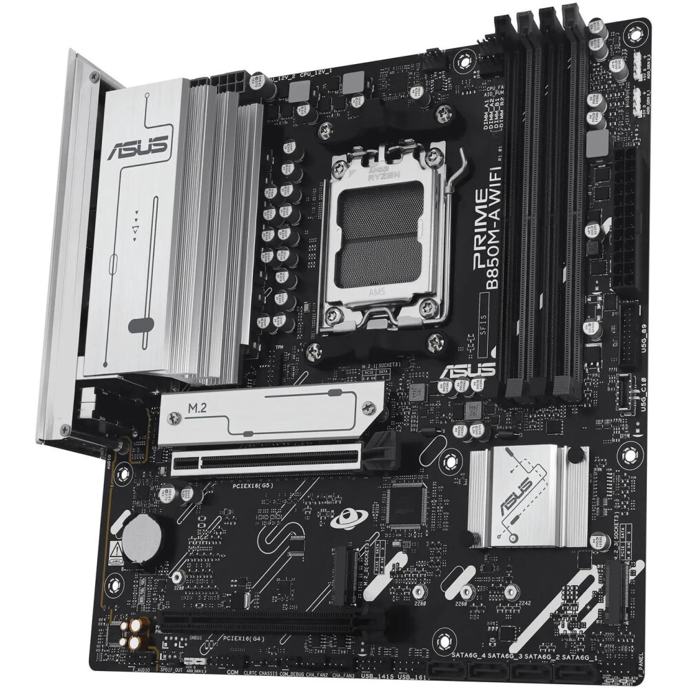 Motherboard ASUS PRIME B850M-A WIFI-CSM Socket AM5 Micro ATX - Imagen 6