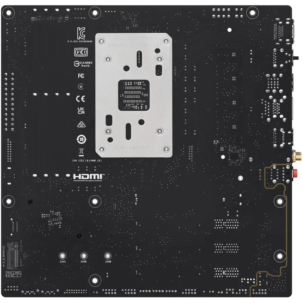 Motherboard ASUS B650EM MAX GAMING WIFI Socket AM5 Micro ATX - Imagen 4