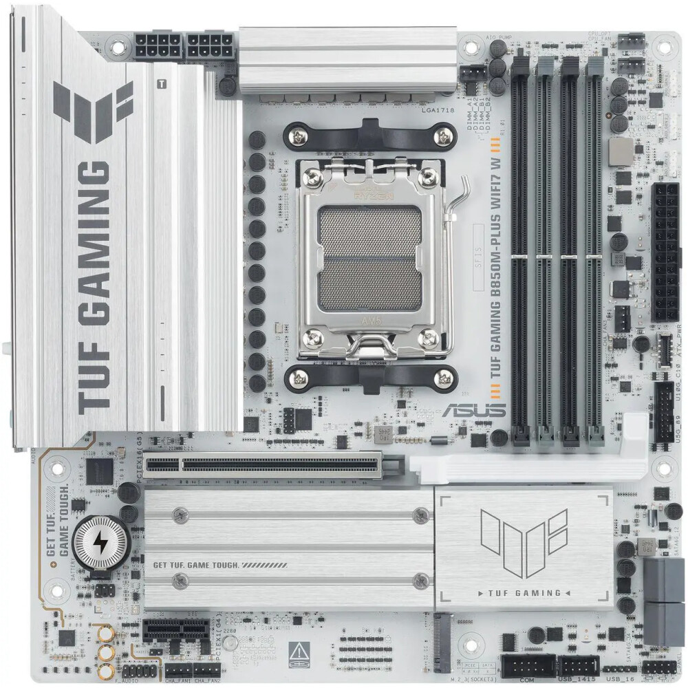 Motherboard ASUS TUF GAMING B850M-PLUS WIFI7 W Socket AM5 Micro ATX - Imagen 2