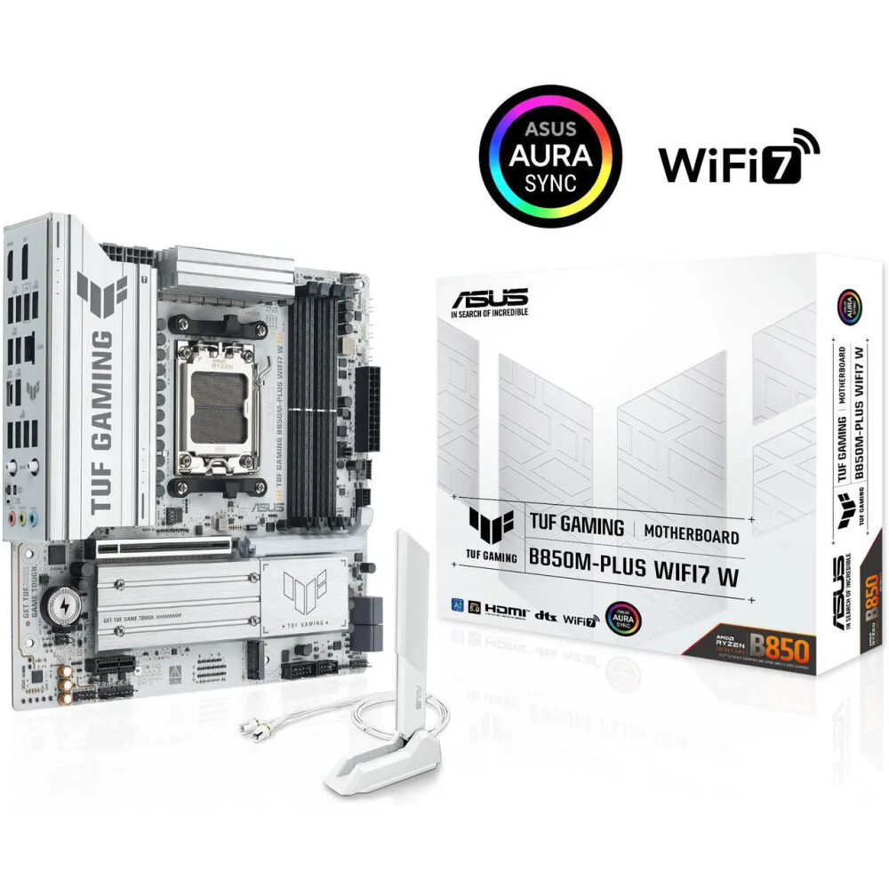 Motherboard ASUS TUF GAMING B850M-PLUS WIFI7 W Socket AM5 Micro ATX - Imagen 1