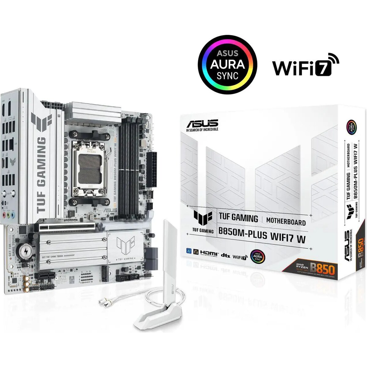 Motherboard ASUS TUF GAMING B850M-PLUS WIFI7 W Socket AM5 Micro ATX