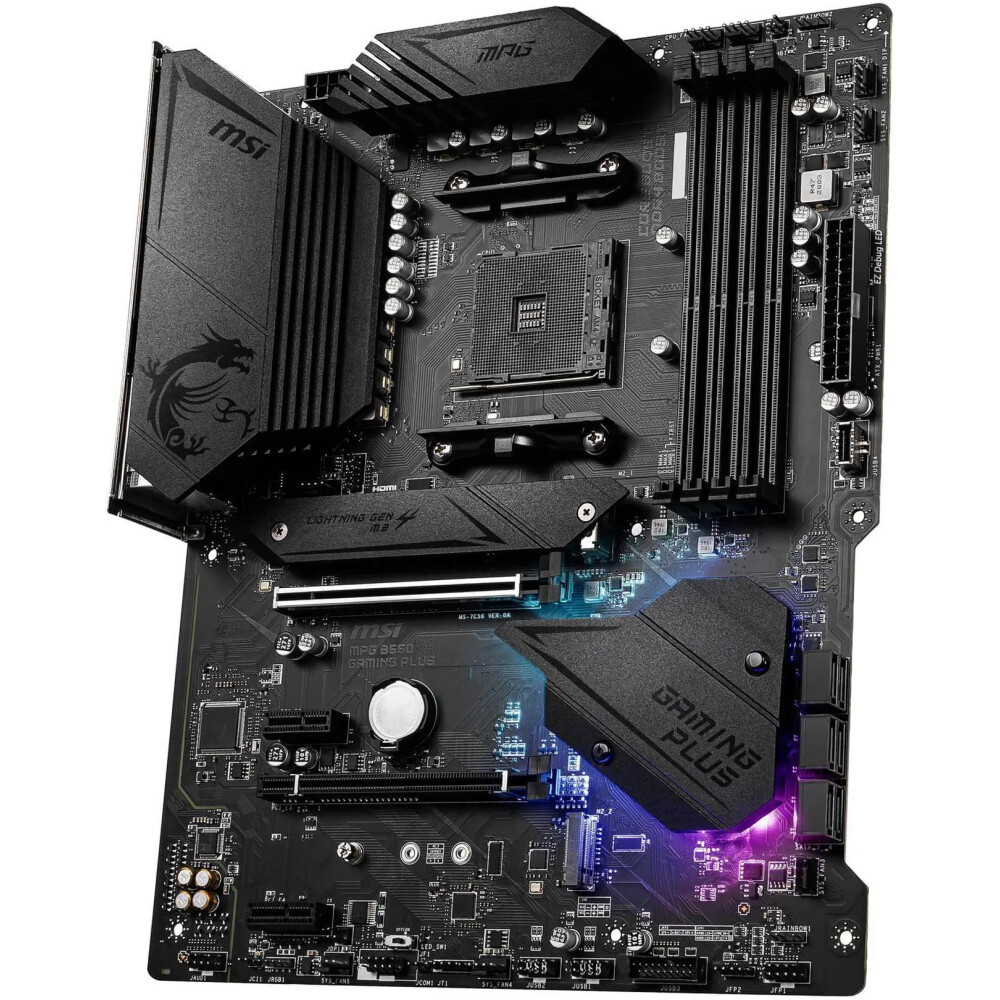 Motherboard MSI MPG B550 GAMING PLUS Socket AM4 ATX - Imagen 3