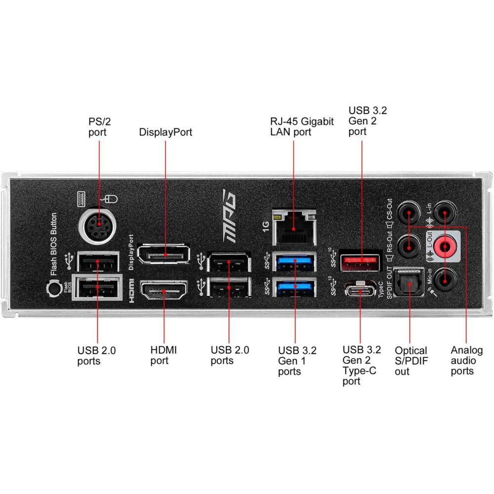Motherboard MSI MPG B550 GAMING PLUS Socket AM4 ATX - Imagen 7