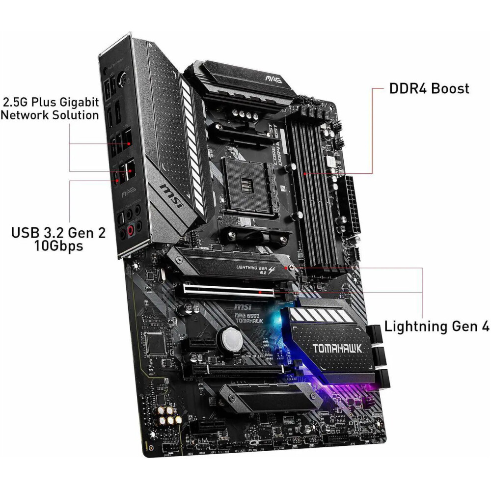 Motherboard MSI MAG B550 TOMAHAWK Socket AM4 ATX - Imagen 6