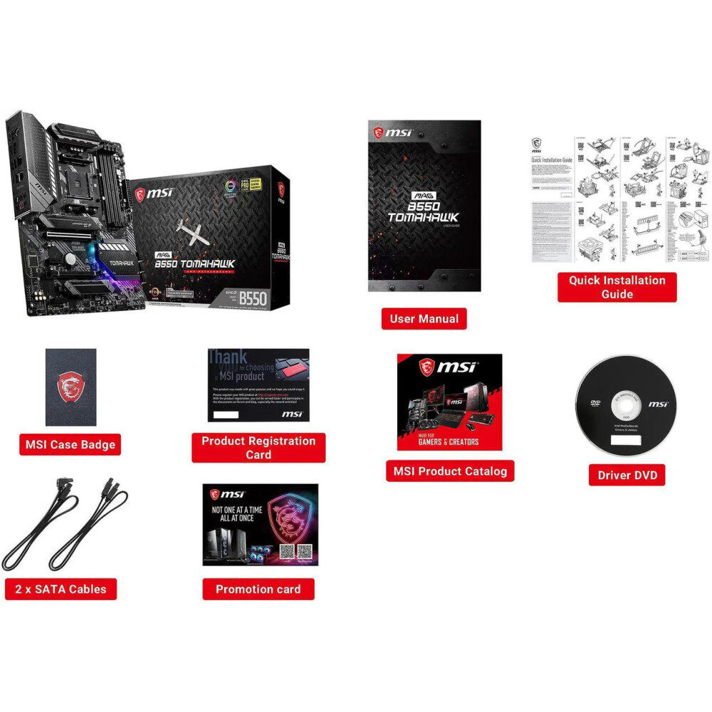 Motherboard MSI MAG B550 TOMAHAWK Socket AM4 ATX - Imagen 10