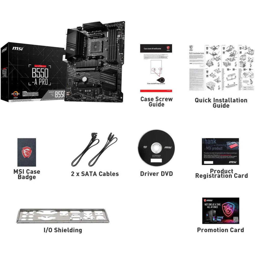 Motherboard MSI PRO B550-A PRO Socket AM4 ATX - Imagen 8