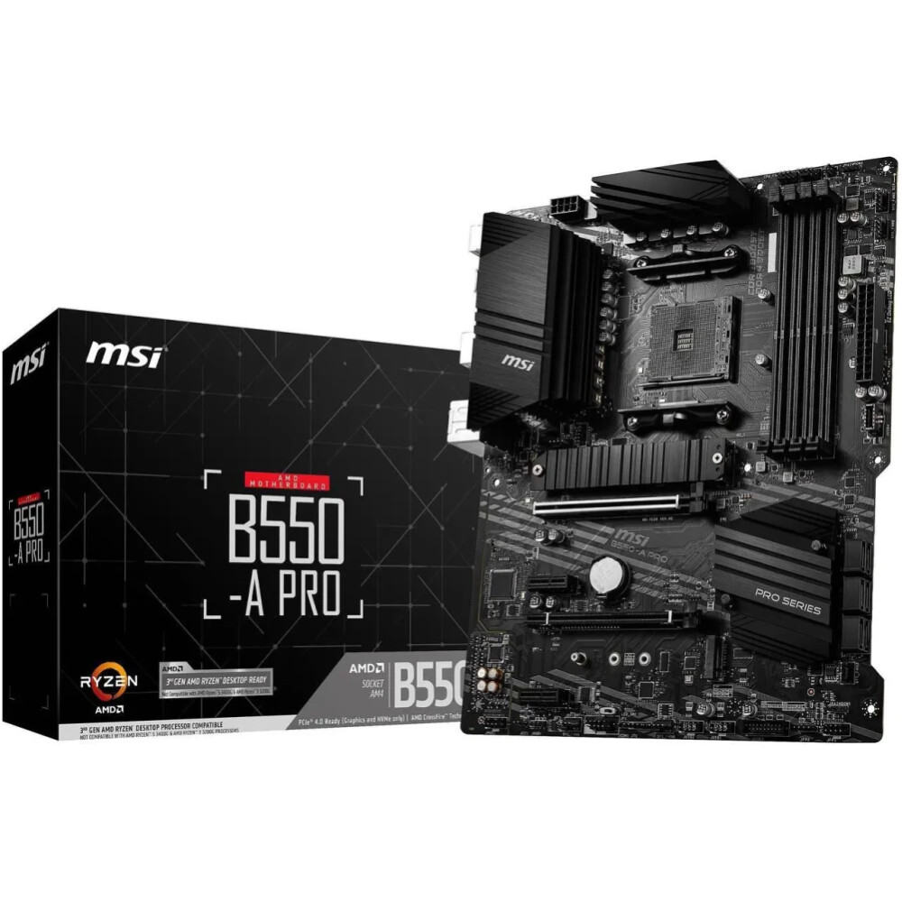 Motherboard MSI PRO B550-A PRO Socket AM4 ATX - Imagen 1