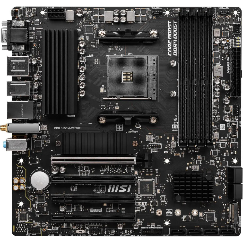 Motherboard MSI PRO B550M-VC WIFI Socket AM4 Micro ATX - Imagen 3