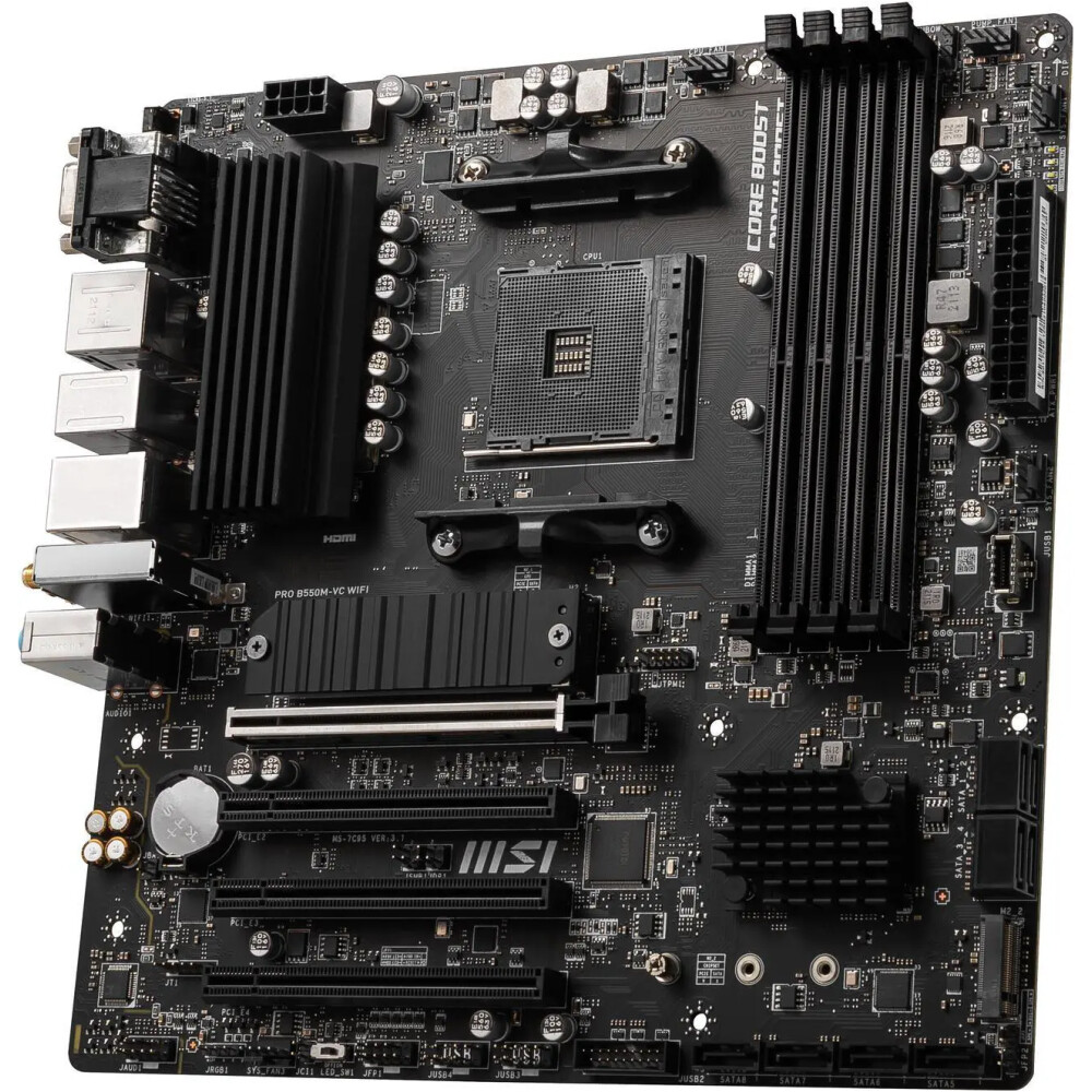 Motherboard MSI PRO B550M-VC WIFI Socket AM4 Micro ATX - Imagen 5