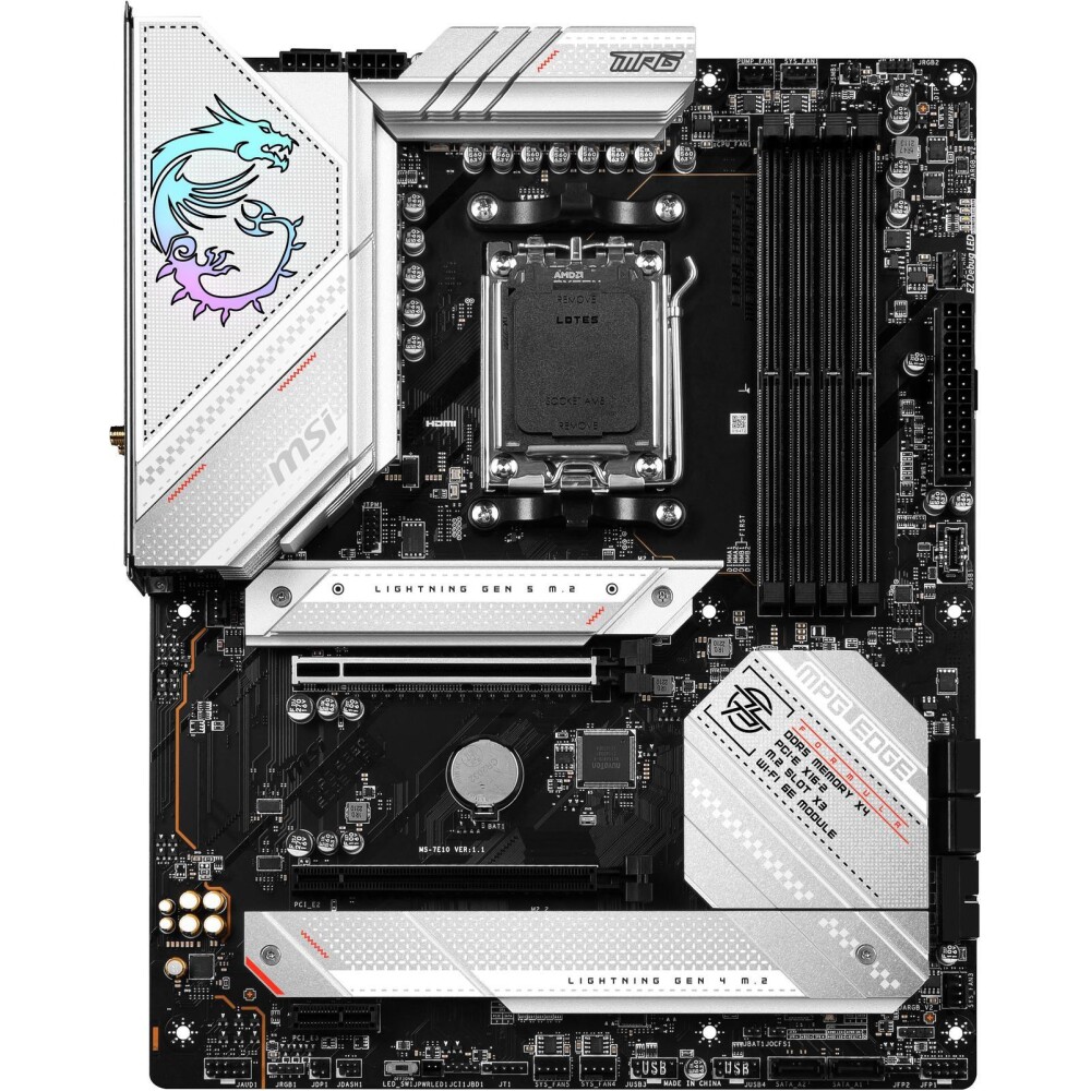 Motherboard MSI MPG B650 EDGE WIFI Socket AM5 ATX - Imagen 3