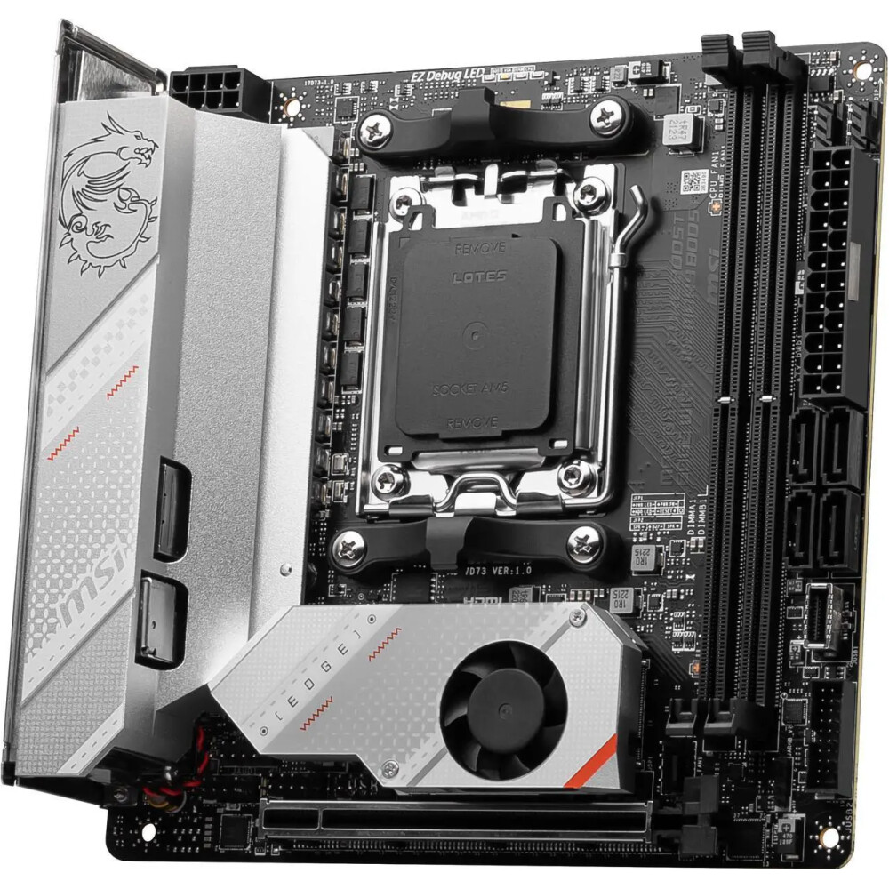 Motherboard MSI MPG B650I EDGE WiFi Socket AM5 Mini ITX - Imagen 6