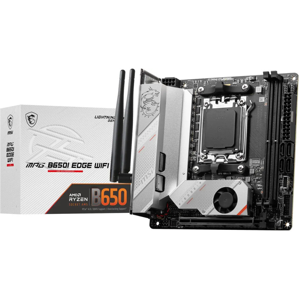 Motherboard MSI MPG B650I EDGE WiFi Socket AM5 Mini ITX - Imagen 2