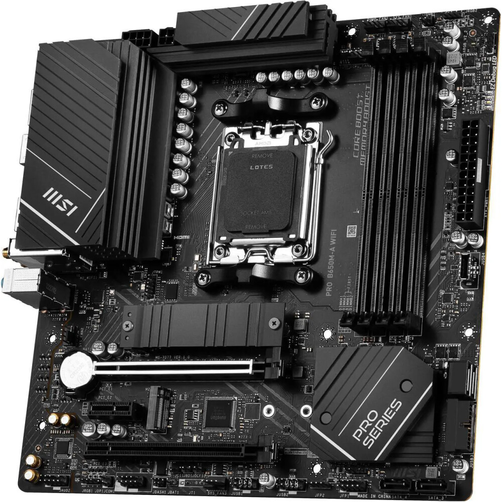Motherboard MSI PRO B650M-A WiFi Socket AM5 Micro ATX - Imagen 6