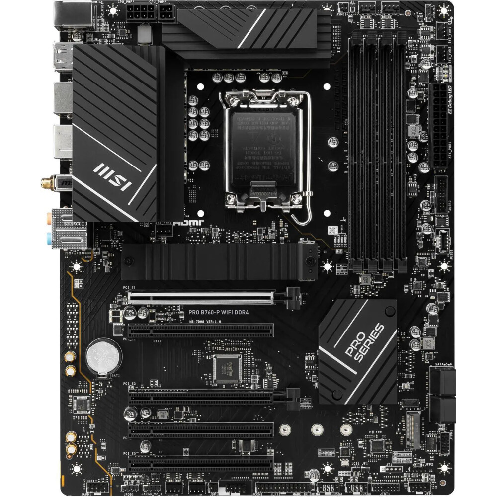 Motherboard MSI PRO B760-P WIFI DDR4 Socket LGA 1700 ATX - Imagen 2
