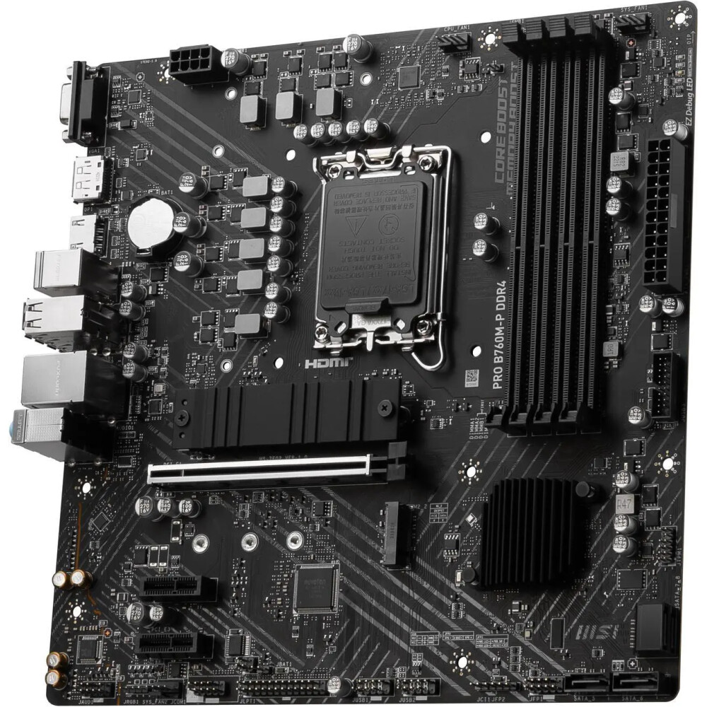 Motherboard MSI PRO B760M-P DDR4 Socket LGA 1700 Micro ATX - Imagen 4