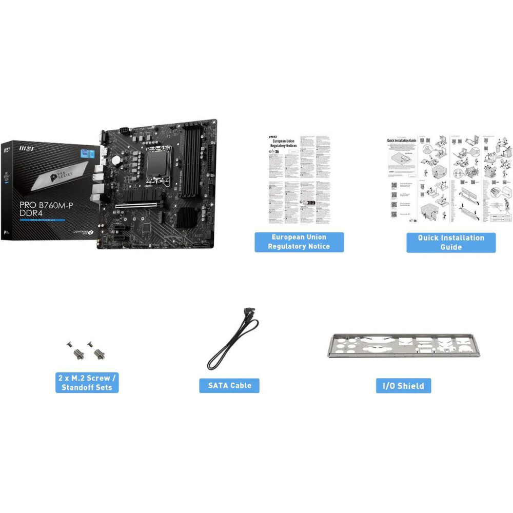 Motherboard MSI PRO B760M-P DDR4 Socket LGA 1700 Micro ATX - Imagen 6
