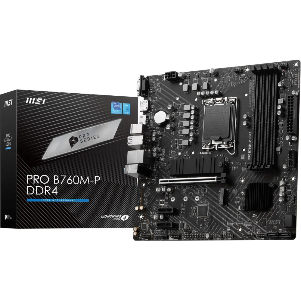 Motherboard MSI PRO B760M-P DDR4 Socket LGA 1700 Micro ATX - Imagen 1